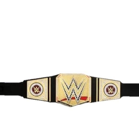 WWE Undisputed Championship Belt Gold Toy Pretend Child Youth Wrestling Costume - Picture 1 of 11